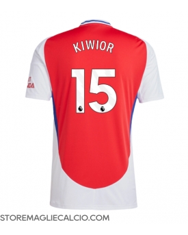 Arsenal Jakub Kiwior #15 Maglia Gara Casa Repliche 2024-25